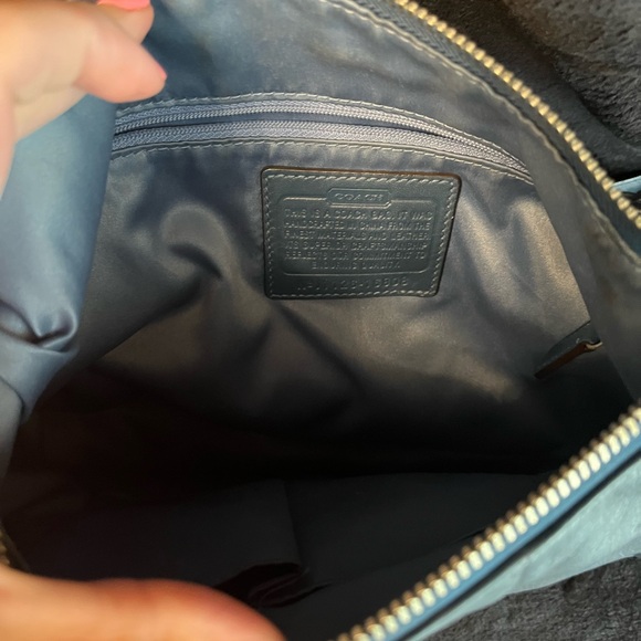 Coach teal purse - Picture 2 of 5